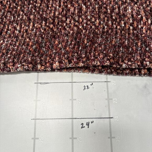 Vintage Carolyn Taylor Sweater Womens XL Brown Maroon Chunky Knit Holiday 90s - Picture 8 of 8